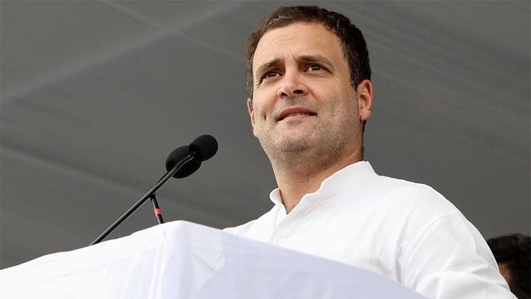 Congress president Rahul Gandhi in Kurnool