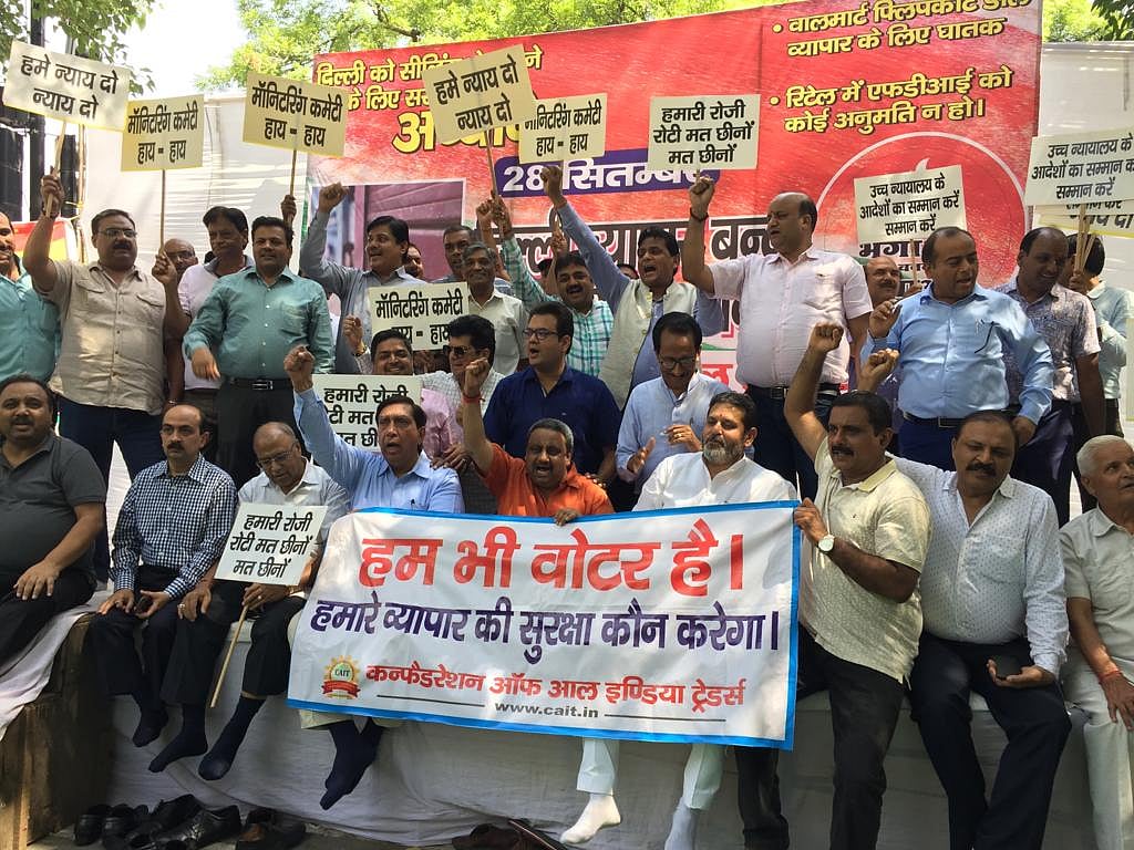 Traders shut down nationwide to protest Walmart-Flipkart deal