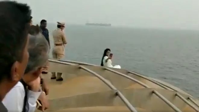 Maharashtra chief minister’s wife Amruta Fadnavis