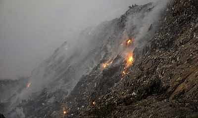 Delhi pollution: Bhalswa landfill burns for 3rd day, turns air quality severe  