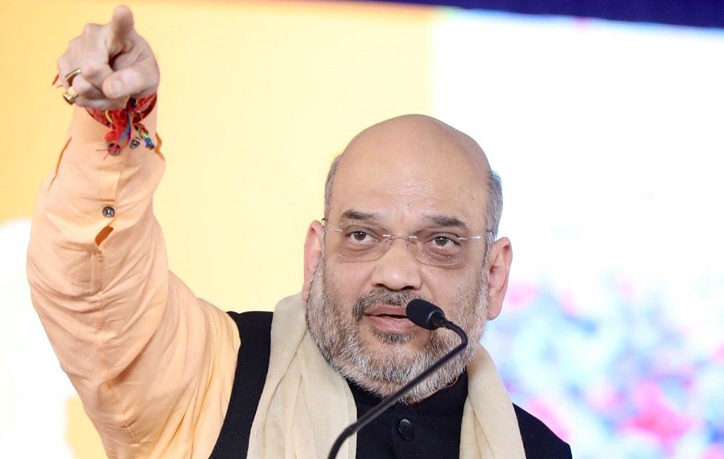  Amit Shah starts  campaign in Indore amid protests against amendment of SC/ST Act