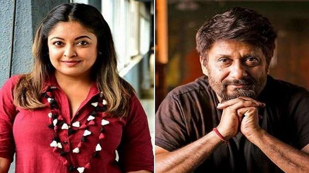 Tanushree Dutta (L) and Vivek Agnihotri (R)