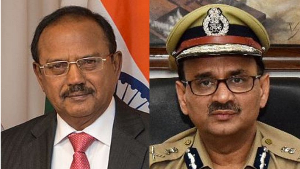 National Security Advisor Ajit Doval (L) and CBI Director Alok Verma (R)