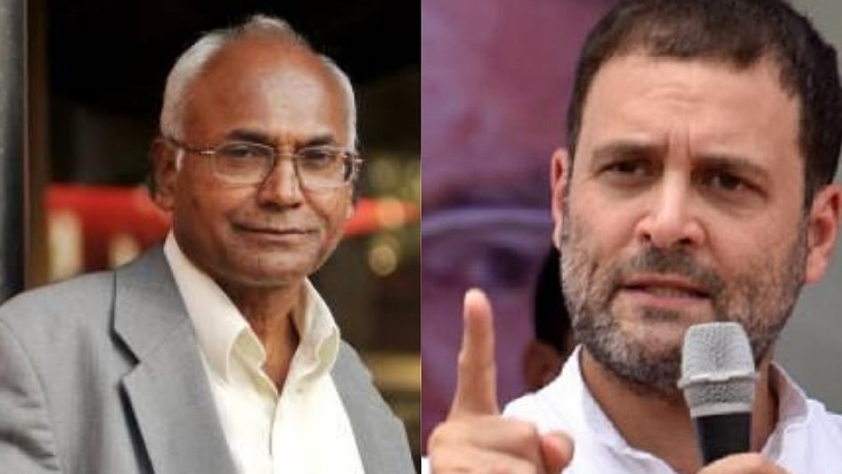 Kancha Ilaiah and Congress President Rahul Gandhi