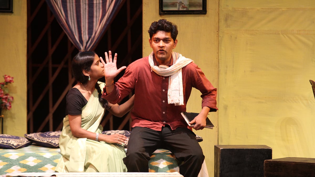 A scene from the play Kanyadaan performed by Black Pearl Arts