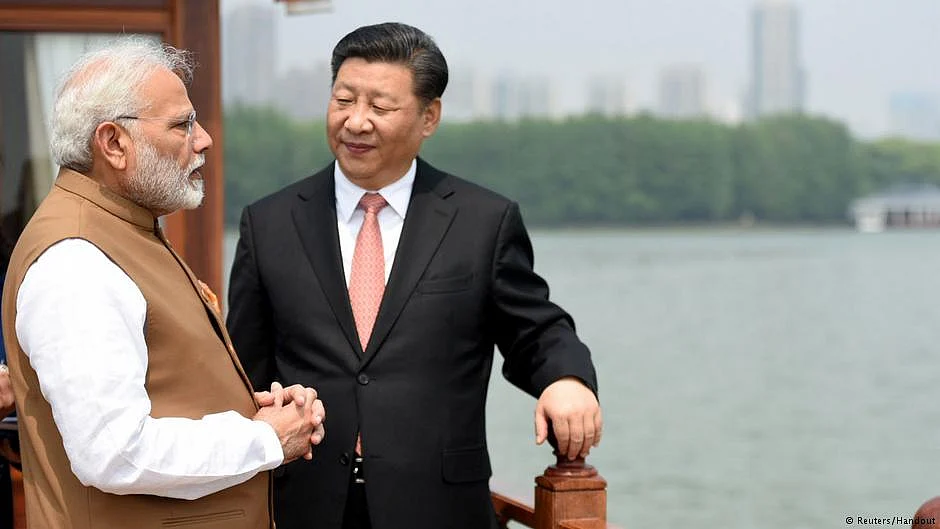 PM Narendra Modi with Xi Jinping (NH file photo)   