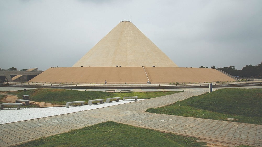 Dandi Kutir-The Gandhi Museum, part of the sprawling Mahatma Mandir in Gandhinagar