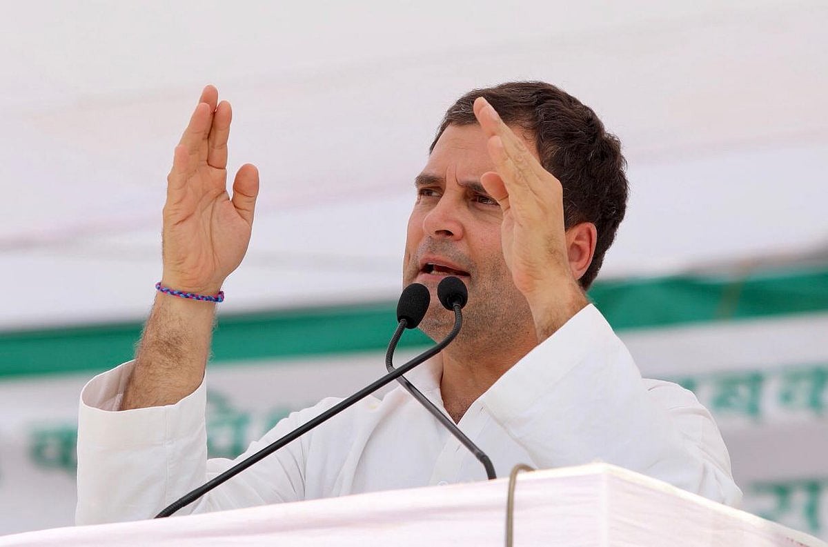 BJP disempowering the tribals & farmers, says Rahul Gandhi at Morena rally 