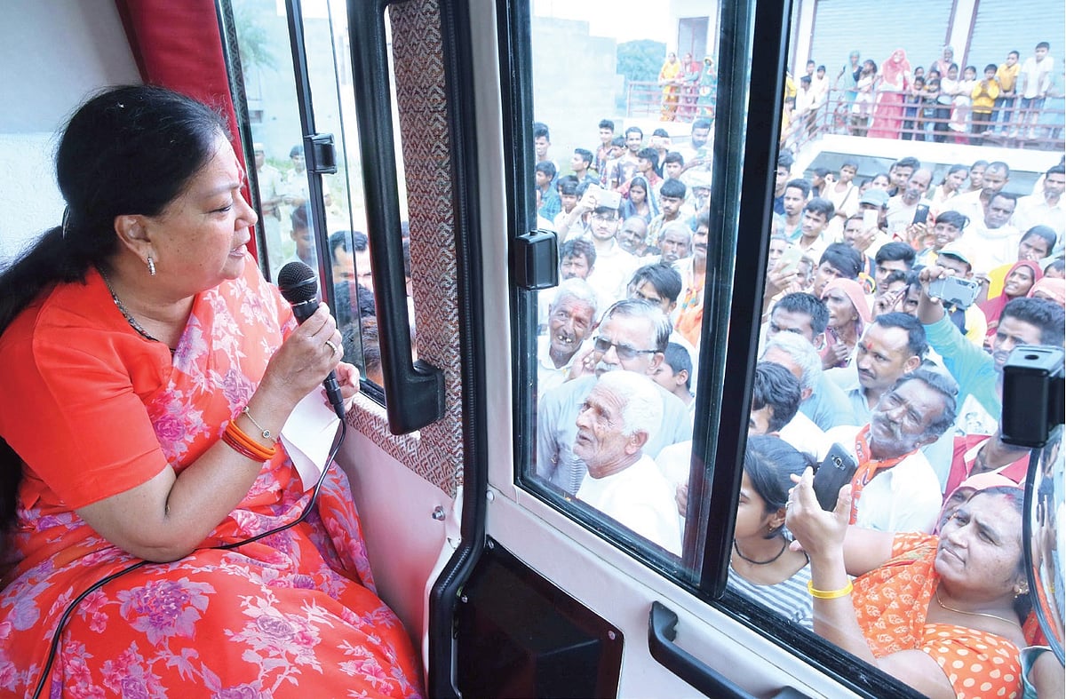 Rajasthan set to vote against Vasundhara Raje and BJP