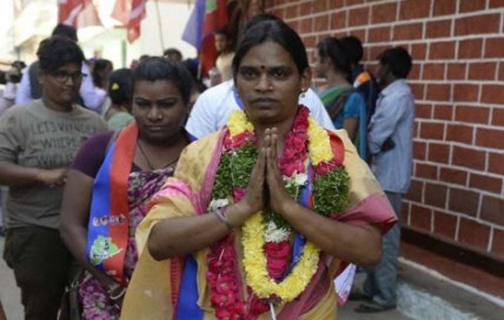Telangana: Missing transgender candidate Chandramukhi  turns up at police station