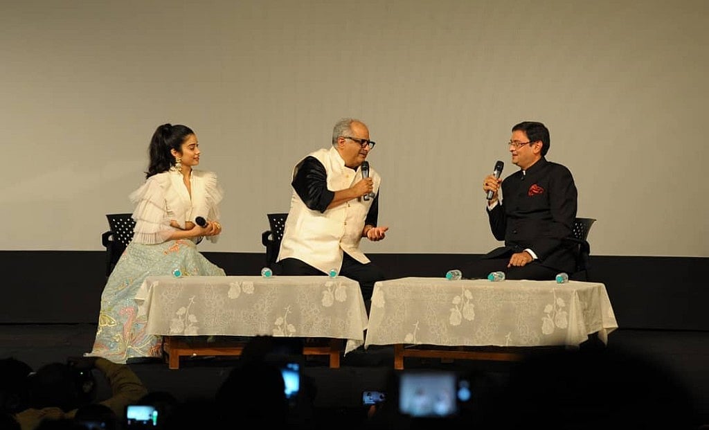 IFFI 2018: Boney Kapoor recalls Sridevi’s acting prowess, Janhvi recites a poem in her memory 