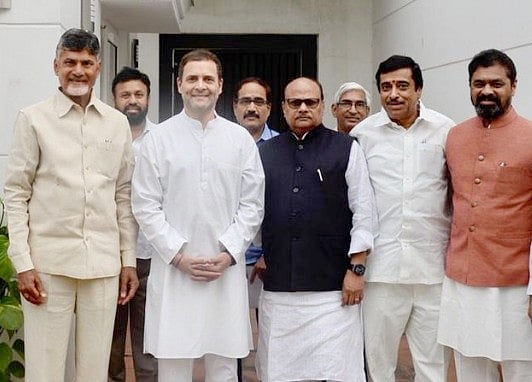 Chandrababu Naidu meets Rahul Gandhi: Opposition  leaders to build anti-BJP front