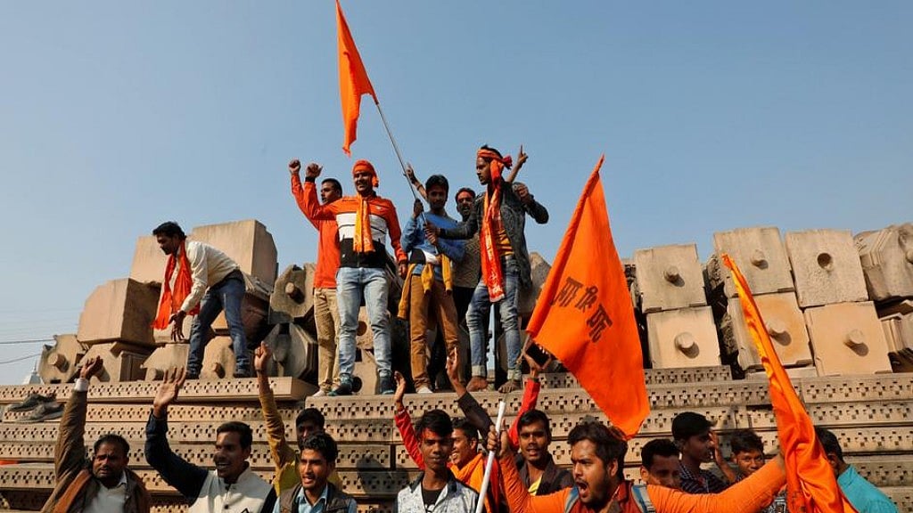 Hard-liners demand temple construction in India’s Ayodhya