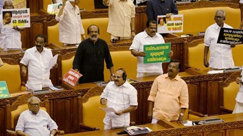 Sabarimala: Kerala Assembly session ends in 21 minutes; disrupted for second day