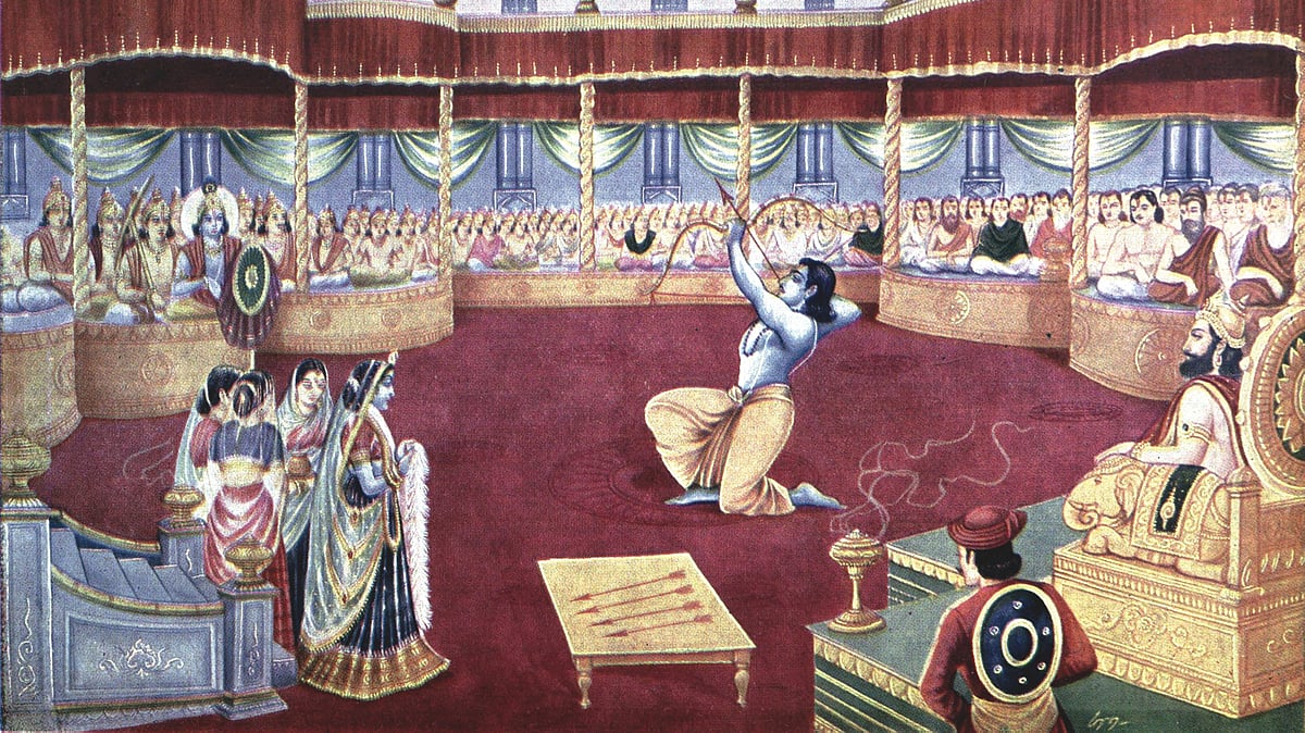 The swayamvar of Draupadi