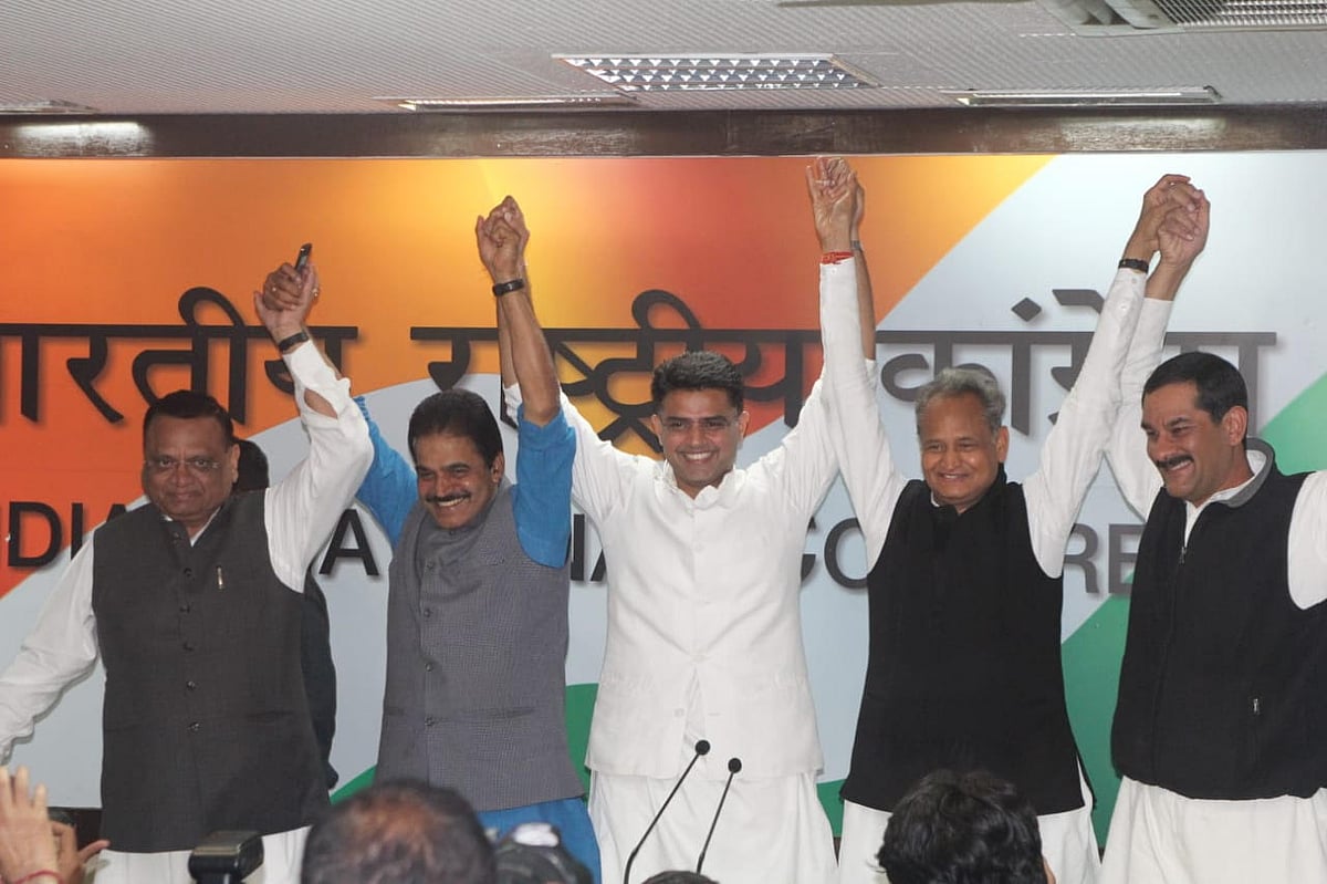 Congress announces Gehlot as CM, Pilot as deputy CM in Rajasthan