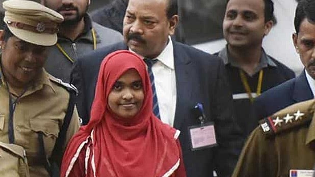 Hadiya at the Supreme Court earlier this year (A file picture)