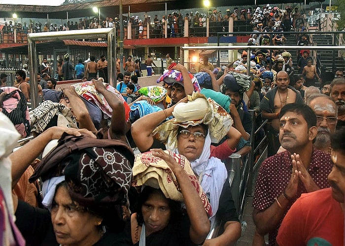  Sabarimala: Kerala govt states prohibitory orders in can’t be withdrawn