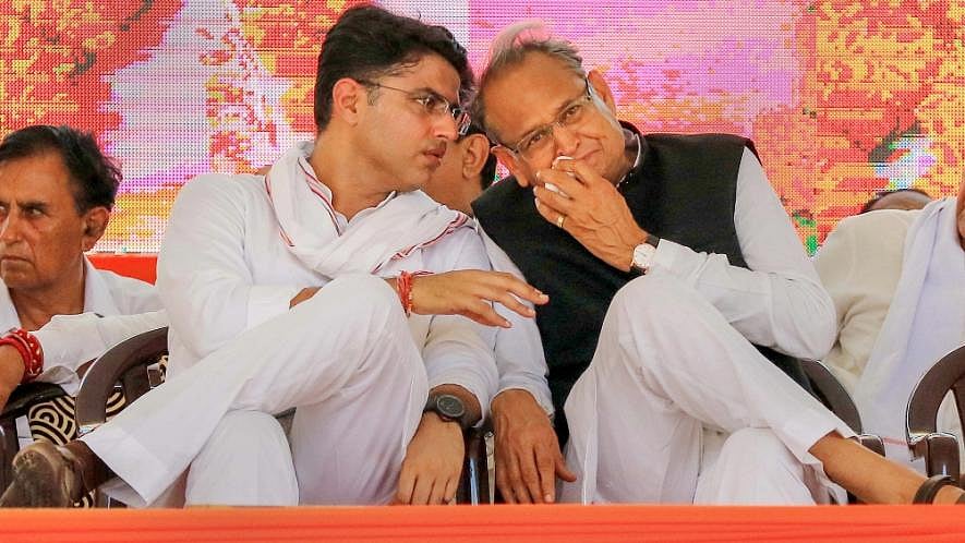 Congress leaders Sachin Pilot and Ashok Gehlot (file photo)