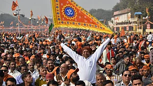 Sant Sammelan: Those in power had promised to build Ram Temple, RSS leader Joshi taunts Modi