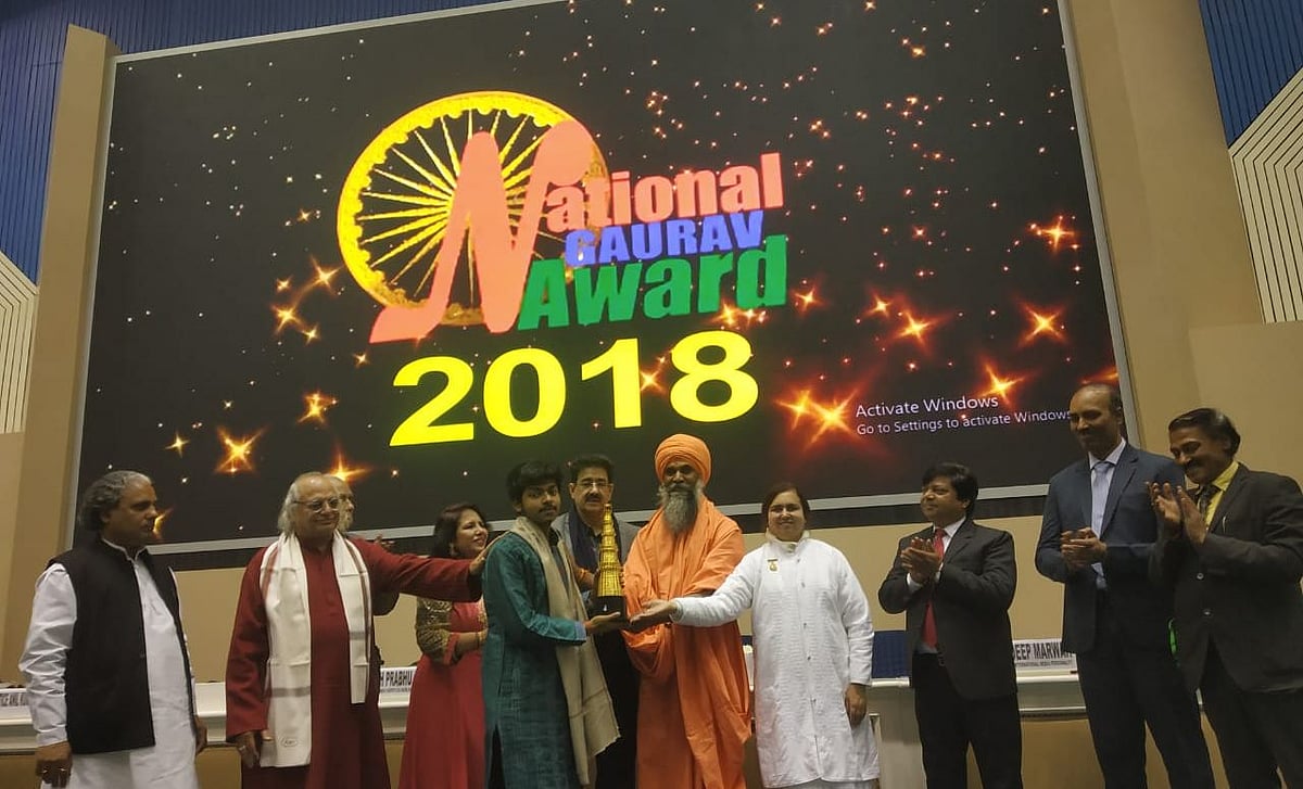 Ayush N Chandra, deaf artist awarded the National Gaurav Award