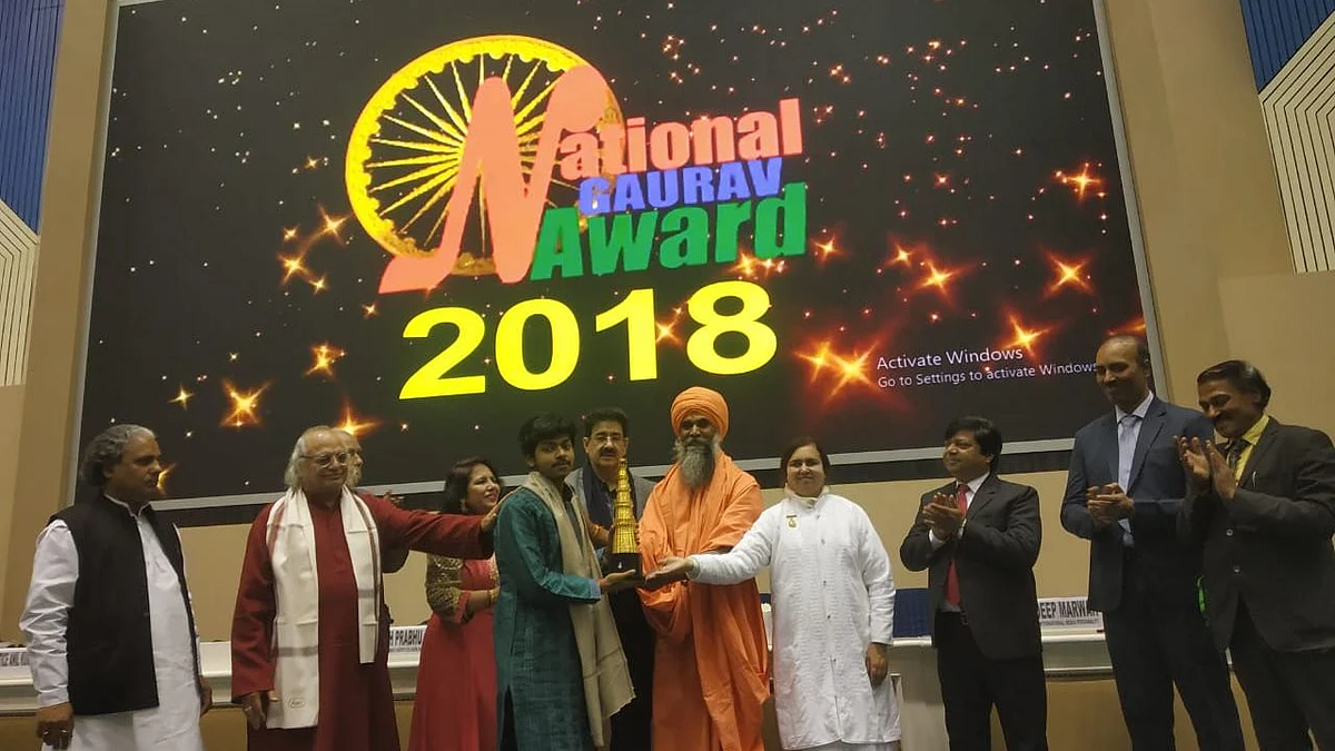 Ayush N Chandra, deaf artist awarded the National Gaurav Award