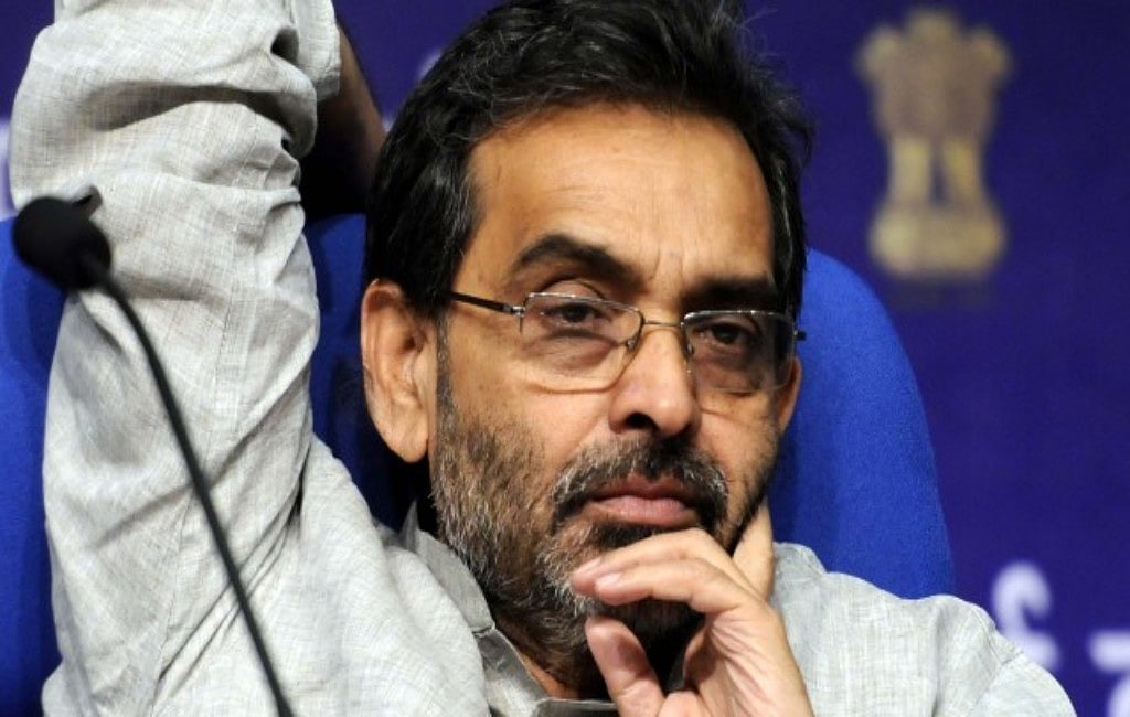Bihar: Union Minister Upendra Kushwaha sits on a day-long fast 