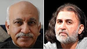 MJ Akbar and Tarun Tejpal