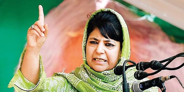 ‘Thankfully, they haven’t given voting rights to cows,’ Mehbooba hits out at BJP