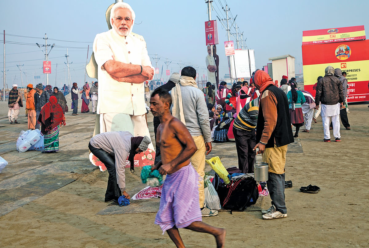 Modi and Yogi govt using the Kumbh Mela 2019 to propagate its political message