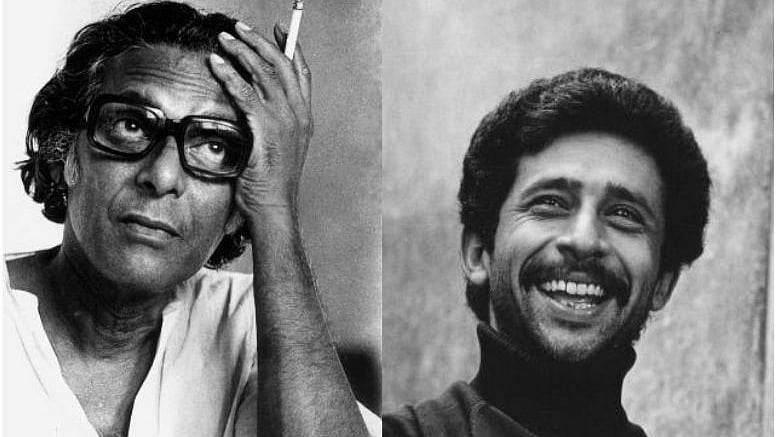 Mrinal Sen (L) and Naseeruddin Shah (R)
