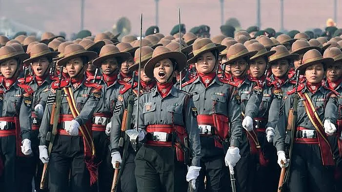 Rising women power, splendid display of military might, glimpses from Gandhi’s life mark Republic Day parade