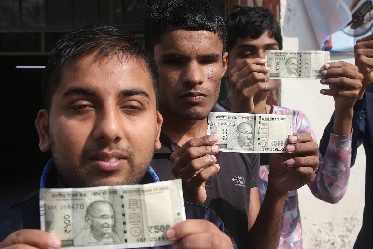 Demonetisation effect: Currency designed with eyes closed