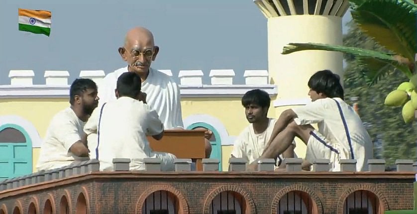 Rising women power, splendid display of military might, glimpses from Gandhi’s life mark Republic Day parade