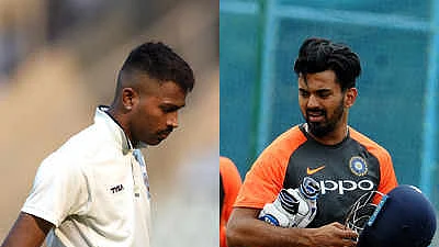 Hardik, Rahul suspended pending probe, asked to return