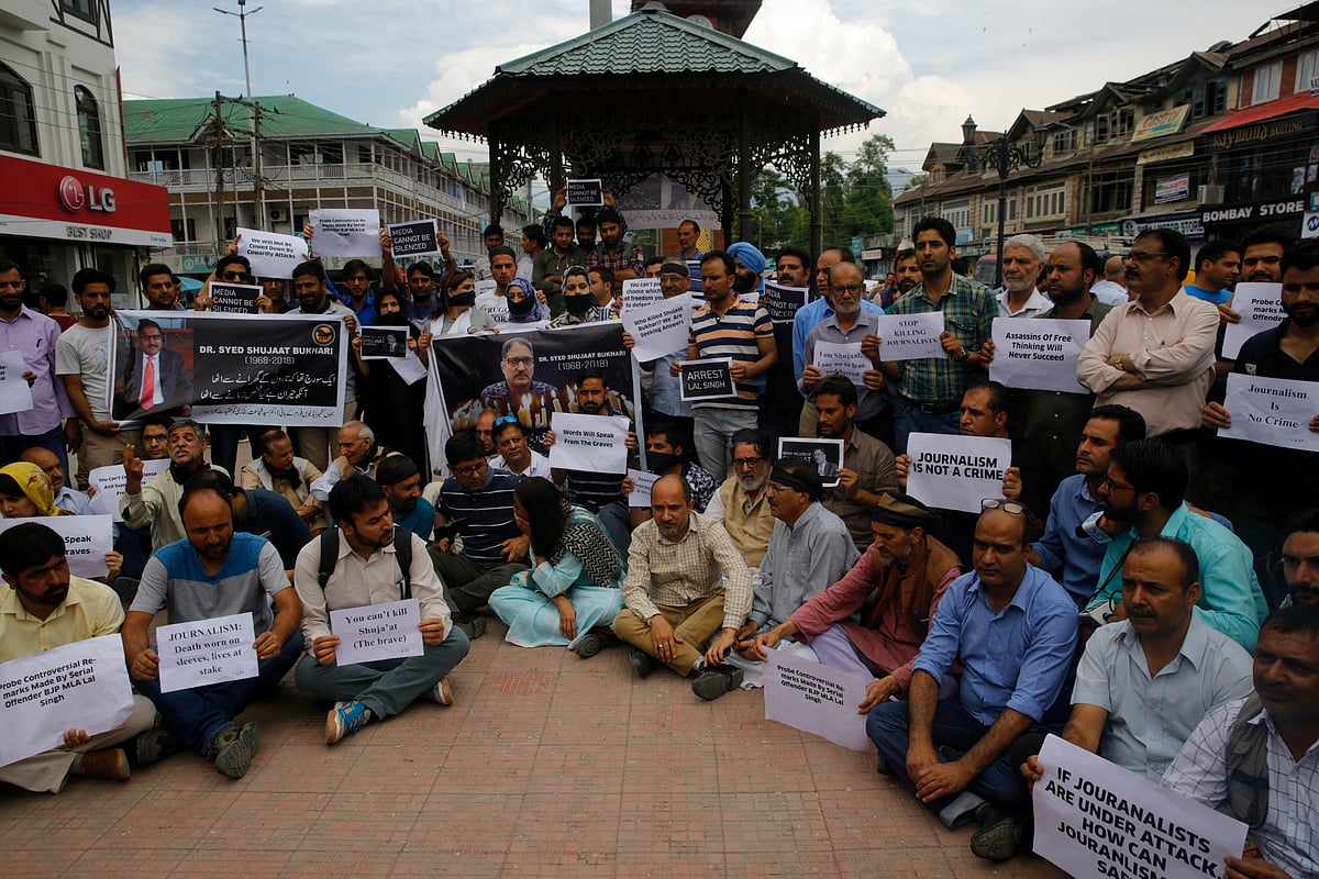 2018 was a harrowing year for journalists in Kashmir