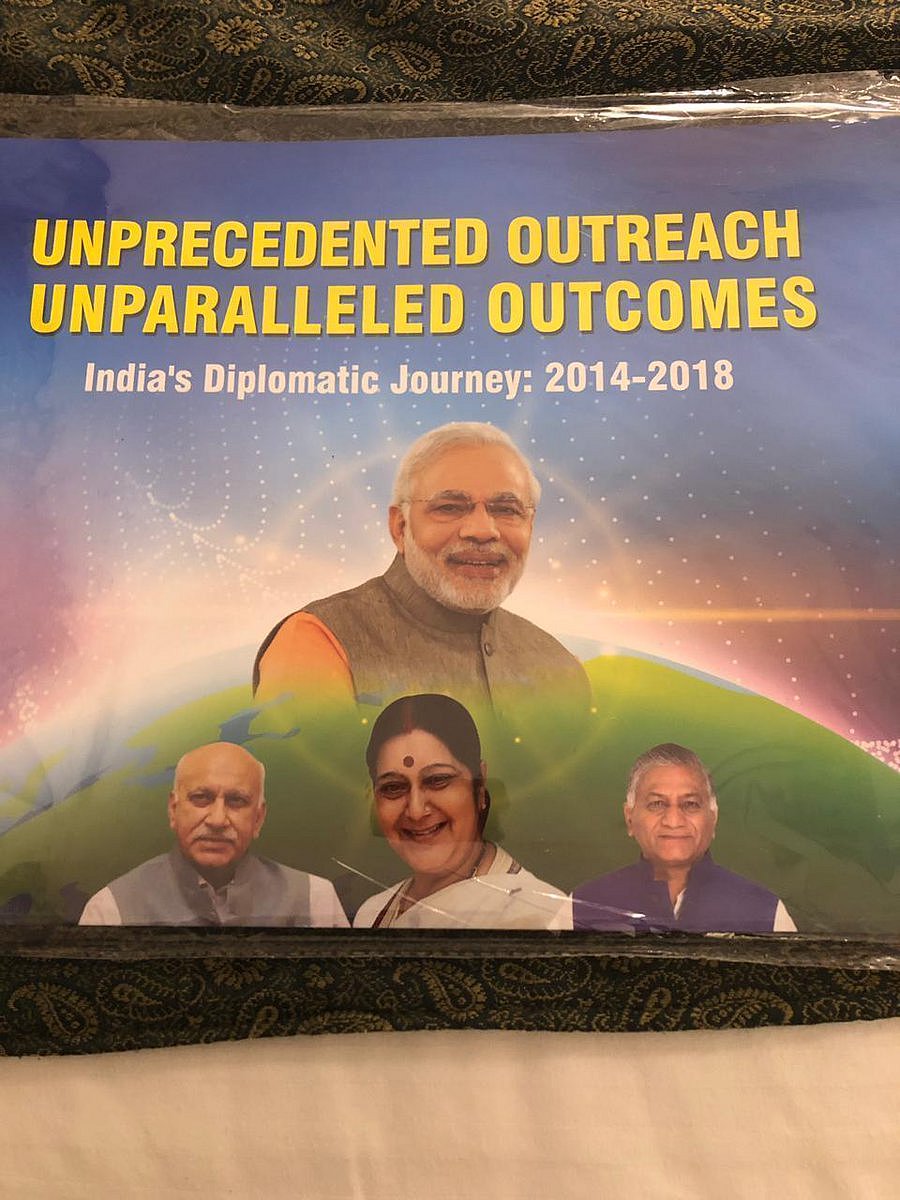 BJP “forgets” #MeToo: MJ Akbar’s image on Pravasi Bharatiya Divas book stirs controversy