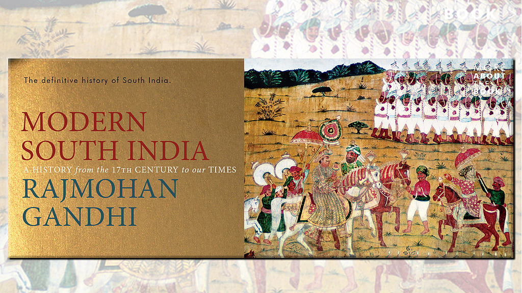 The cover of Modern South India by Rajmohan Gandhi