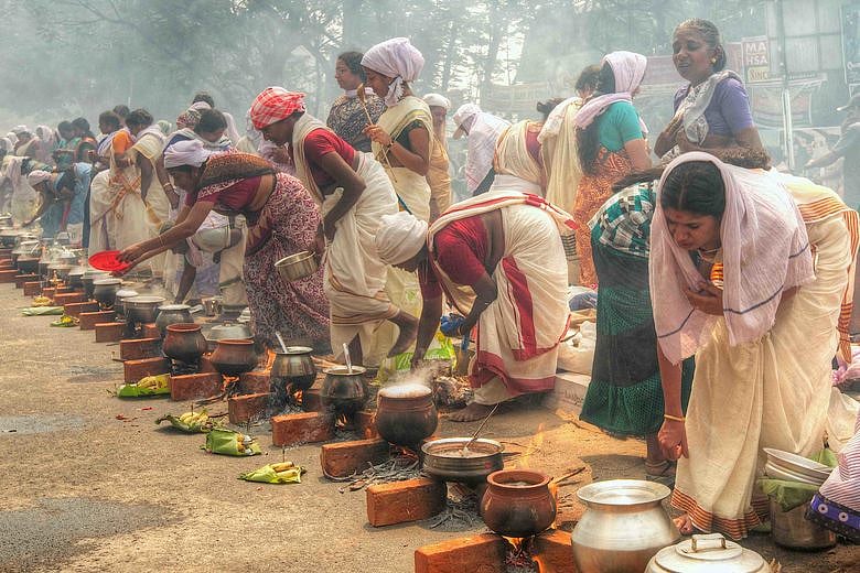 Kerala: Thousands take part in all-women Attukal Pongala festival