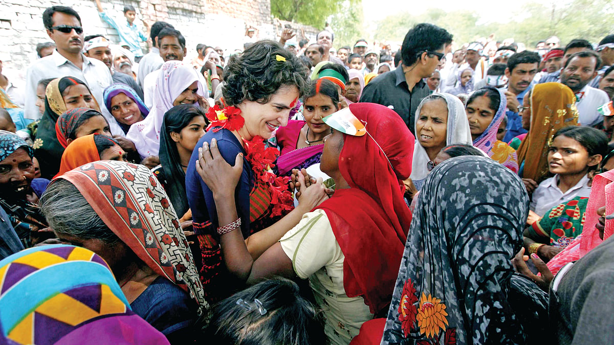 Priyanka Gandhi Vadra campaigns for Rahul Gandhi in Amethi (file photo)