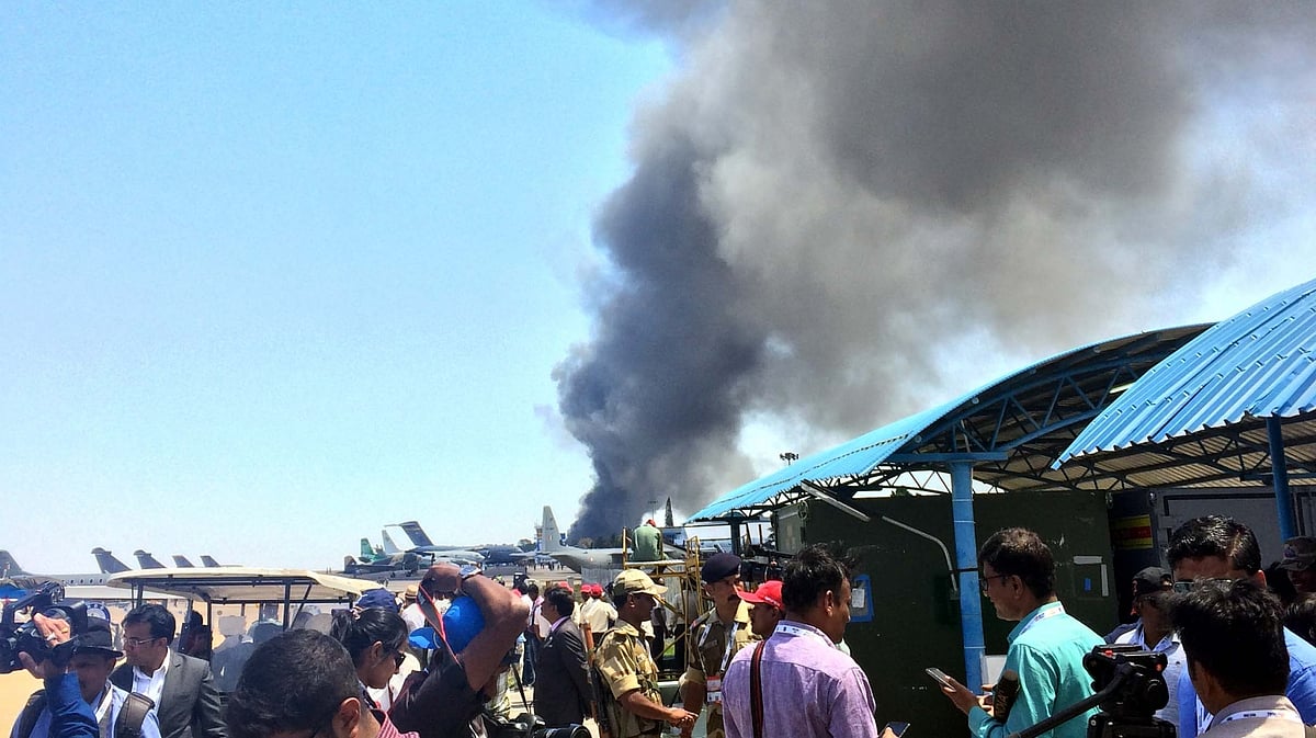 Aero India show: 300 cars gutted in fire near Bengaluru