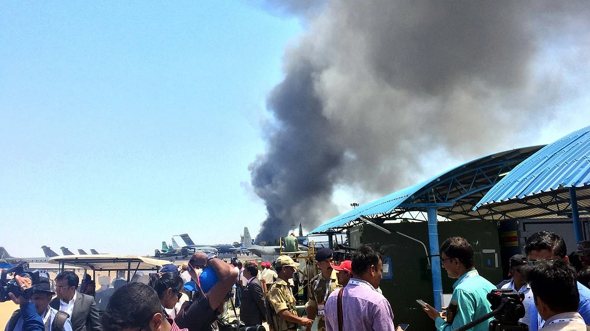 Aero India show: 300 cars gutted in fire near Bengaluru