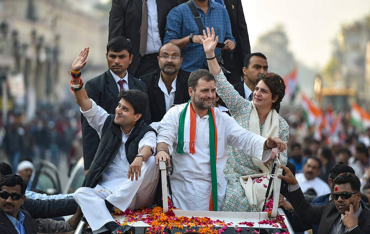 Rahul puts 41 seats in UP under Priyanka, 39 under Scindia 