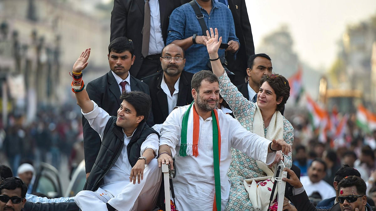 Rahul puts 41 seats in UP under Priyanka, 39 under Scindia