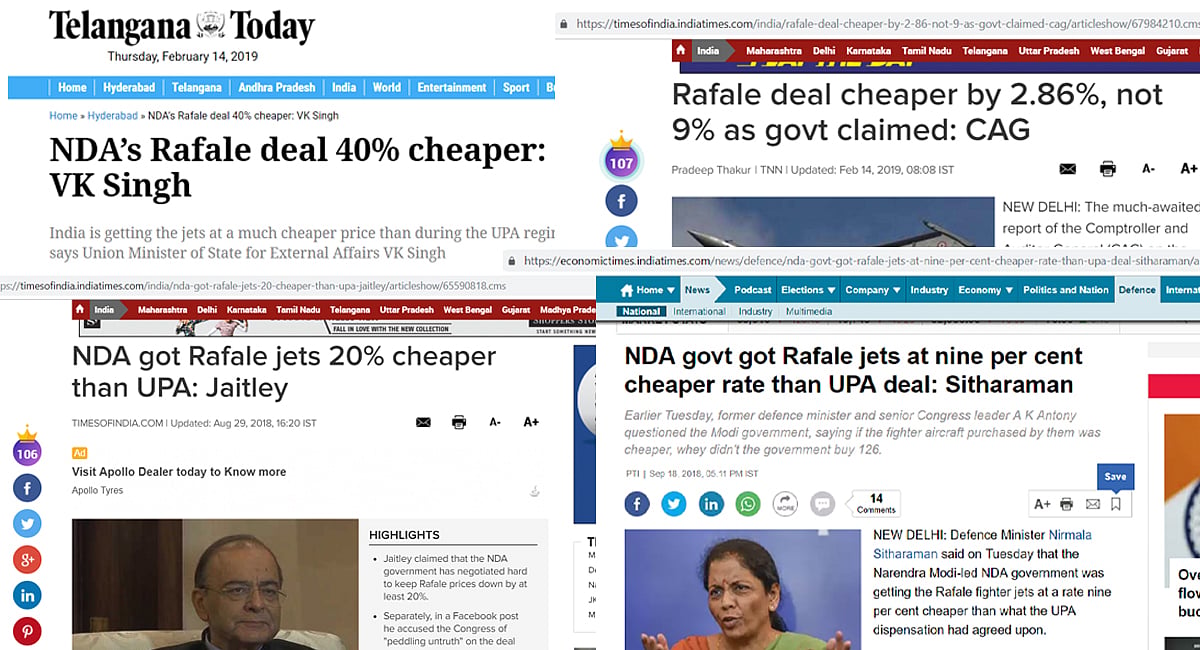 CAG’s mysterious maths adds to growing confusion on  Rafale  pricing