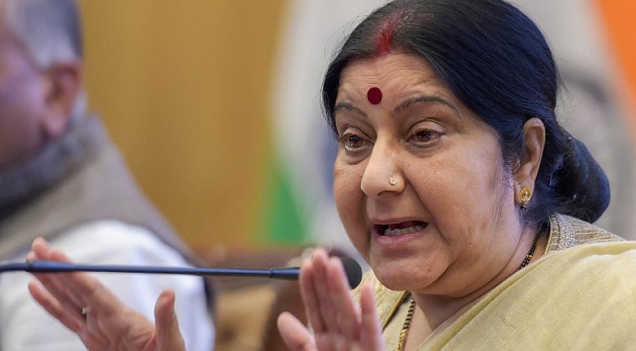 Sushma highlights JeM’s role in Pulwama attack in RIC Foreign Ministers’ Meet