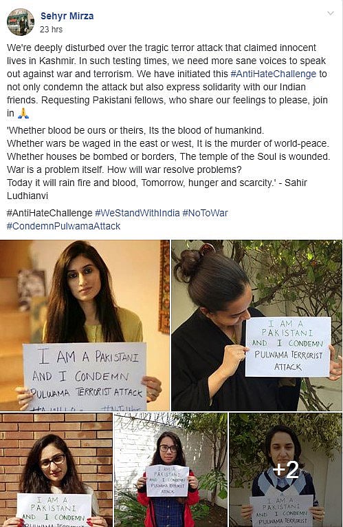 #AntiHateChallenge: Pakistani journalist reaches across the border to spread love; condemns Pulwama attack