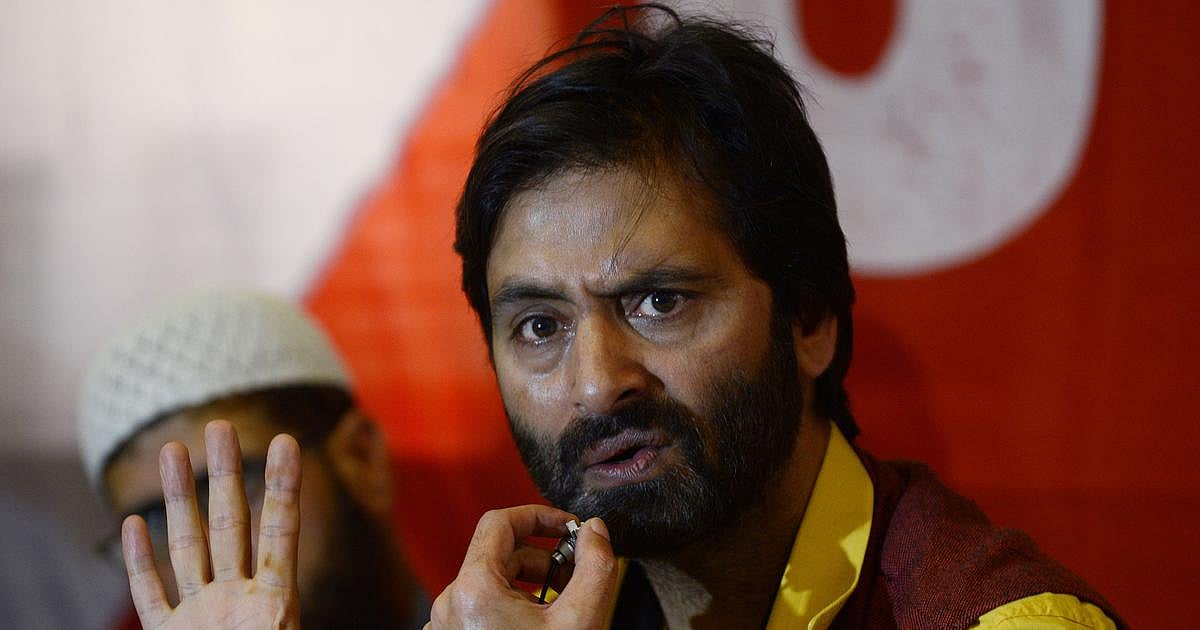 Jailed separatist leader Yasin Malik virtually appears in Delhi HC in terror funding case