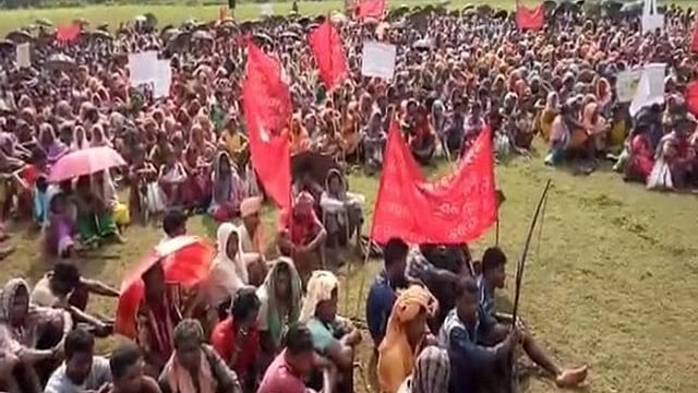 Tribals protest in Ahmedabad demanding implementation of FRA, MNREGA  