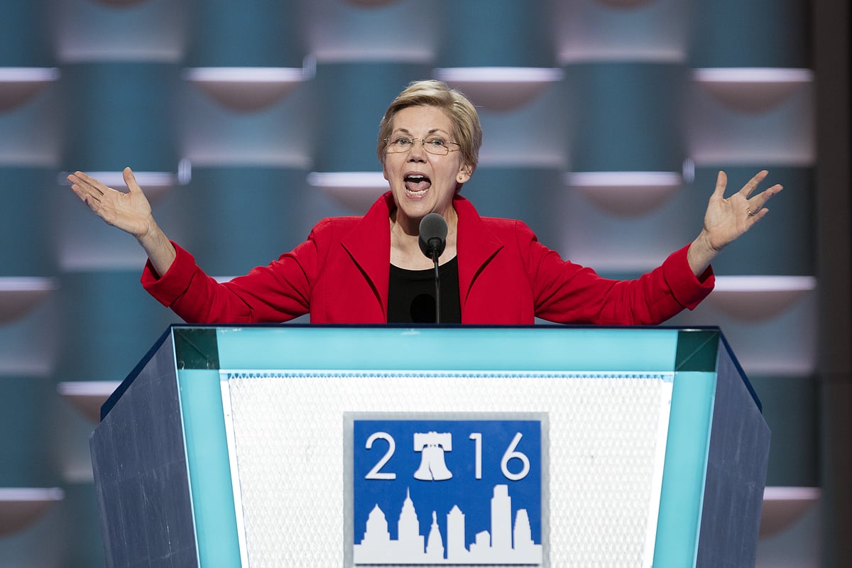 Democratic Senator Elizabeth Warren: Trump may not even be a free person in 2020 